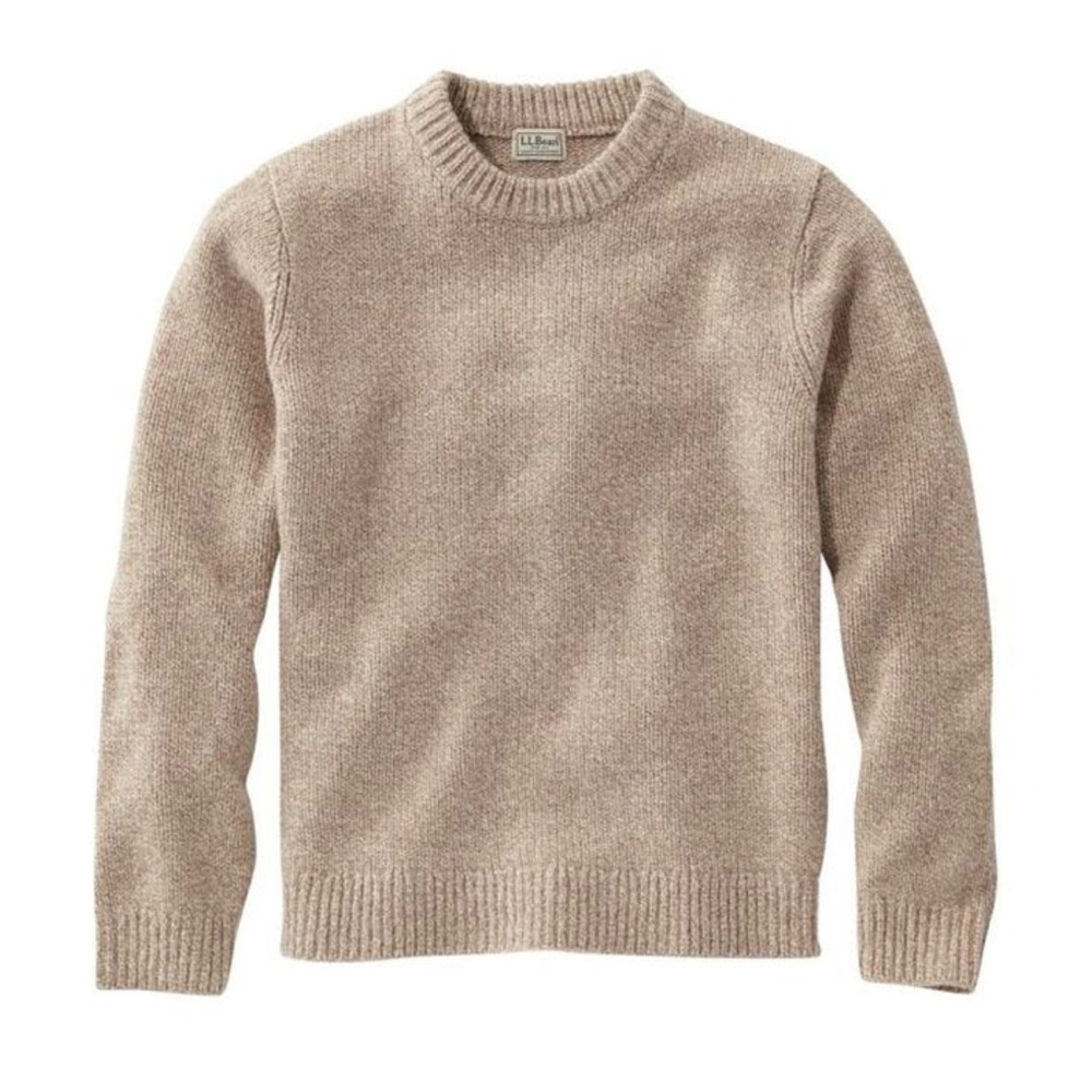 L.L.BEAN MEN'S BEAN'S CLASSIC CREW SWEATER REGULAR